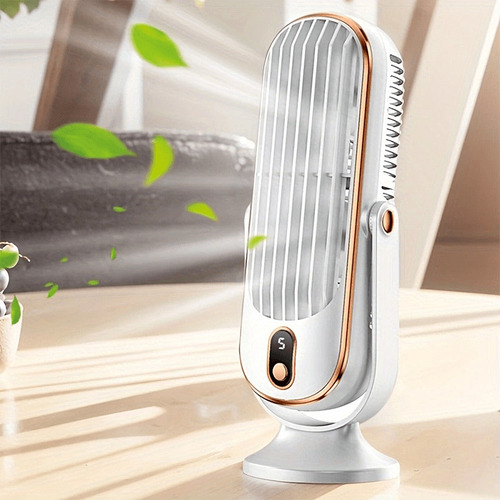 . Ventilador De Escritorio Usb Recargable Silencioso