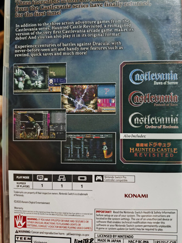Castlevania Dominus Collection Nintendo Switch