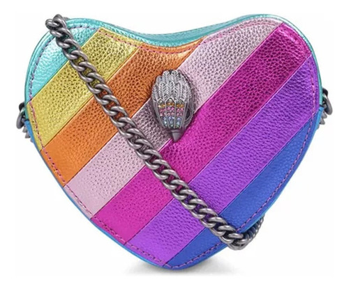 Bolso Tipo Bandolera Con Forma De Corazón Y Arco