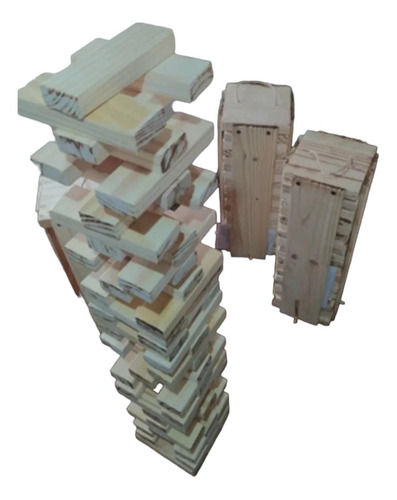 Yenga Torre Xl, Juego Estrategia Mesa + Caja Transportadora