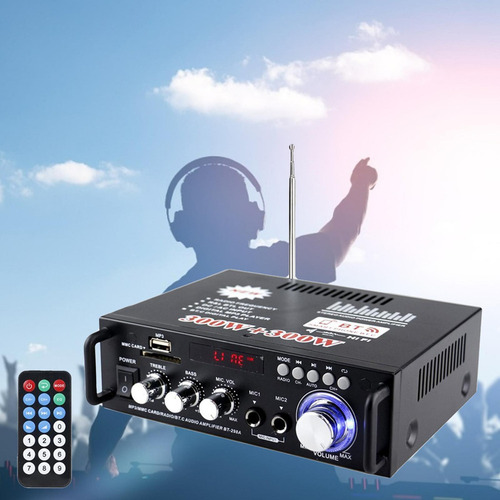 Mini Amplificador De Potencia De Audio Bluetooth De 600 W,