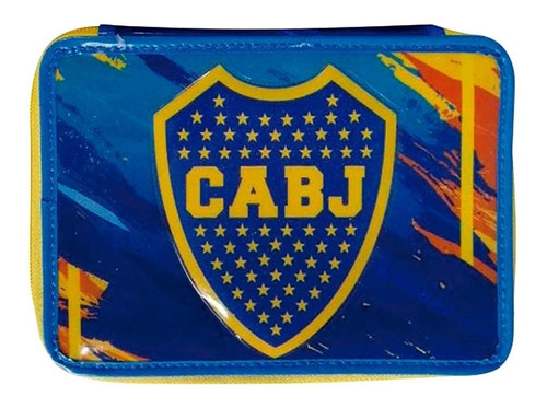 Cartuchera Boca Juniors 1 Cierre Pvc Bo029 Licencia Original