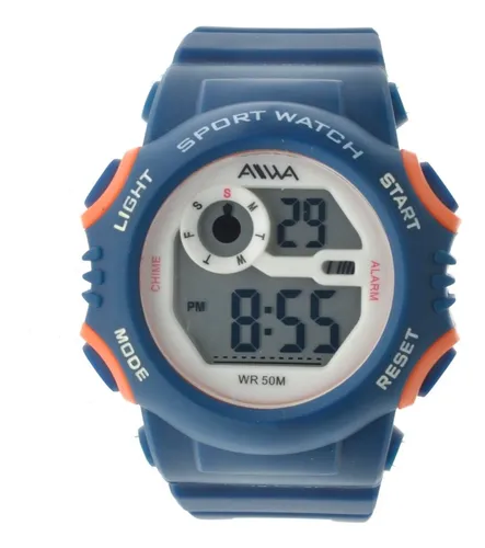 Reloj Mujer Aiwa Sumergible Deportivo Digital 5atm Sweet Fit