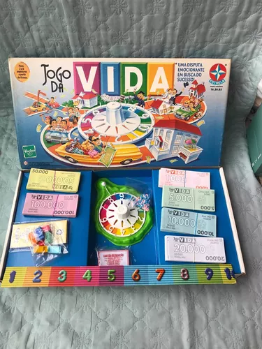 Jogo Da Vida Estrela Anos 90 Completo Antigo E Raro - Escorrega o Preço