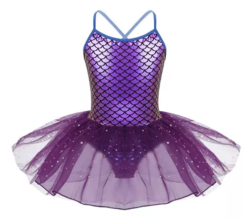 Vestido de Festa Pequena Sereia -vestidos de temas infantil