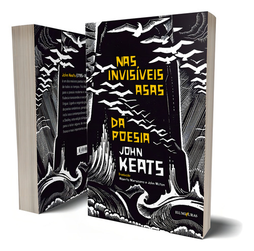 Nas invisíveis asas da poesia, de Keats, John. Editorial Editora Iluminuras Ltda., capa mole em português, 2021