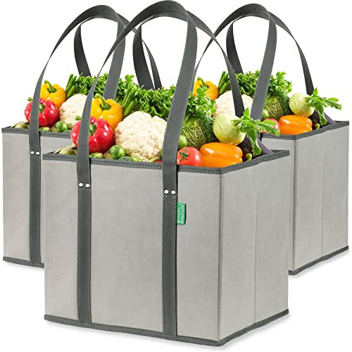 Bolsas Reutilizables Compras En El Supermercado Caja (3 Pack