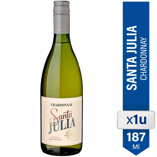 Vino Blanco Santa Julia Chardonnay - 01almacen