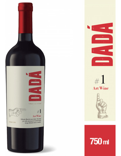 Vino tinto Blend Dadá Malbec bodega Finca Las Moras 750 ml pack x 2 u en estuche de no posee estuche