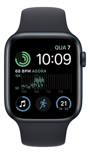 Apple Watch Se 2 Geracao 44mm Midnight ( M/l )