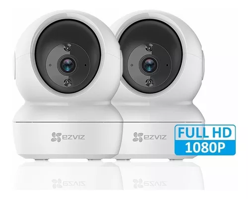 Kit X2 Cámara Seguridad Wifi Exterior Full Hd Ezviz 2mpx 360