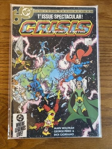 Crisis On Infinite Earths #1 - Ingles -(1er Ap Blue Beetle)