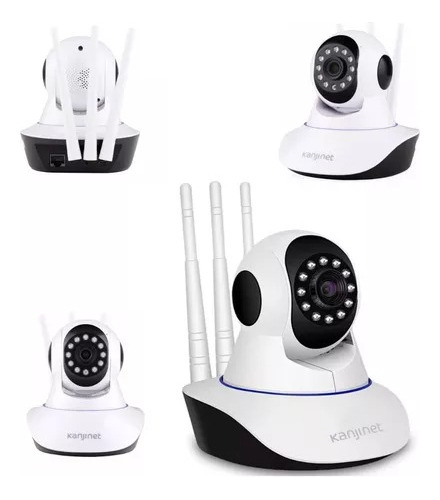 Camara Kanji Kj-camip1mx2 Smart Ip 3 Antenas Wifi 720hd