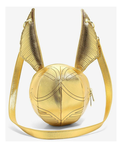 Loungefly Harry Potter Golden Snitch Figural Crossbody Bag