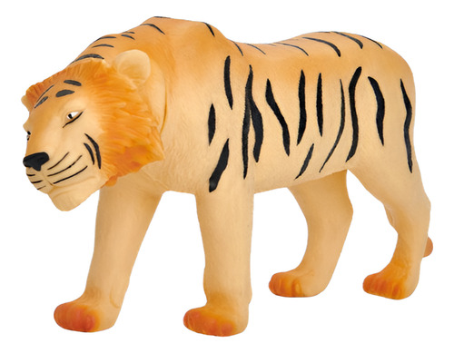 Boneco Tigre Bicho Safari Brinquedo Colecionável