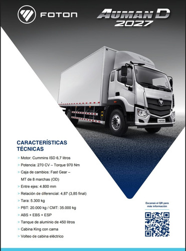 Foton Auman D 2027