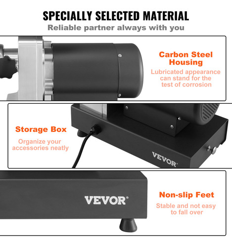 Vevor Molinos De Carne Eléctrico Desmontable 450kg/h 1100w