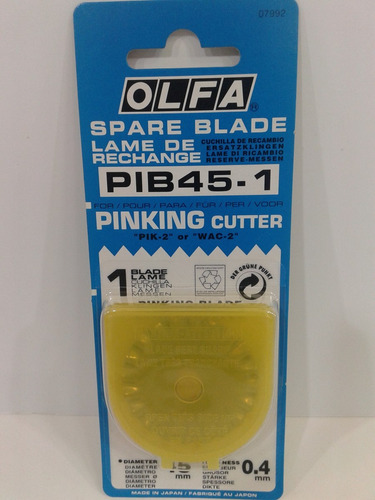 Repuesto De Cuchilla Olfa Pib 45-1  45mm En Blister X Unidad