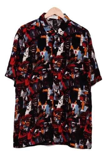 Camisa Batuk Arlequin Manga Corta Estampada Hombre