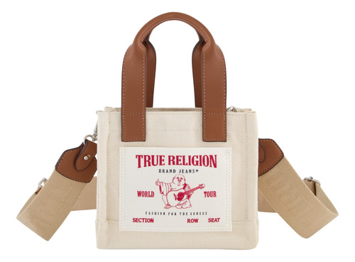 True Religion Tote, Minibolso De Viaje Para Mujer Con Correa