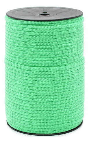 Cordao Fio Nautico Geotex 5mm 01 Kg 100% Polipropileno Cor 014- Verde Bebê