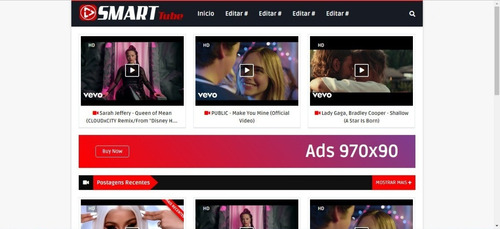 S M Art Tube Blogger Template - Versão Premium