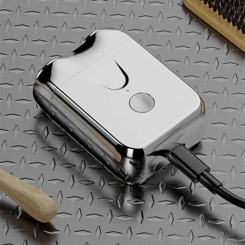 Mini Afeitadora Eléctrica Para Barba Recortadora Portátil