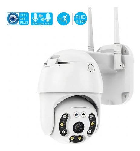 Cámara De Seguridad Wi-fi Robot Full Hd| Cctv-235 Color Blanco