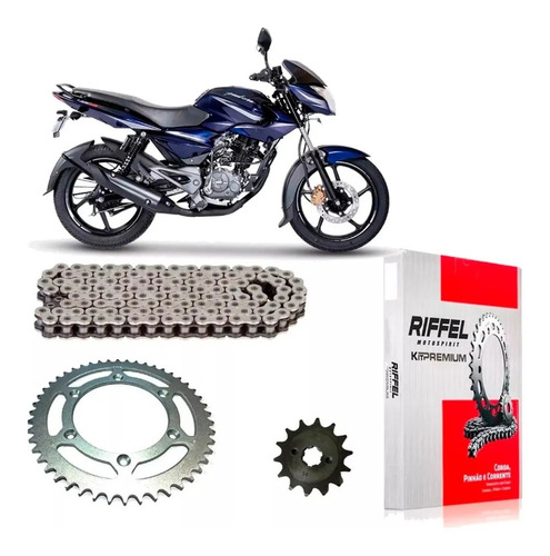 Kit Transmision Completo Riffel Bajaj Rouser 135 