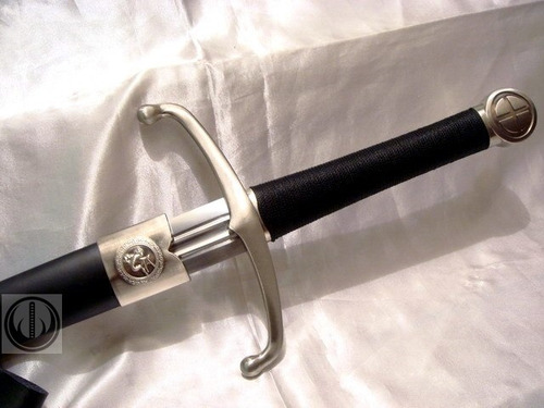 Imagem 9 de 10 de Espada Medieval Templário Funcional Afiada Corte Aço Carbono
