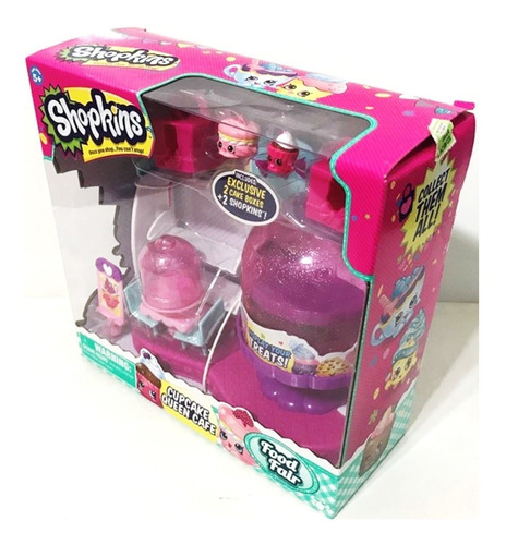 Shopkins Playset Cupcake Face Set + Figuras Ln3 56081 Ellobo