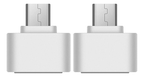 2x Micro Usb () A Usb 2.0 () Adaptador Otg De Para