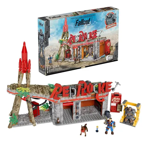 Set De Construcción Fallout 4 Red Rocket Mattel 824 Piezas