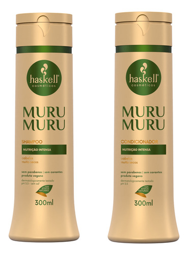 Kit Combo Shampoo + Condicionador Murumuru 300ml - Haskell