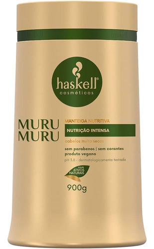 Máscara Manteiga Nutritiva Murumuru, Haskell - 900g