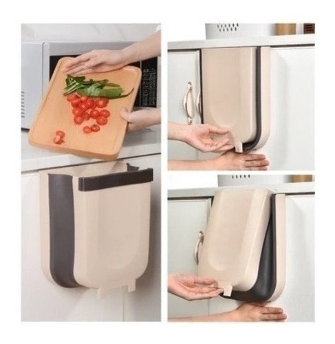 Basurero Ergonomico Plegable Papelera Portatil Cocina