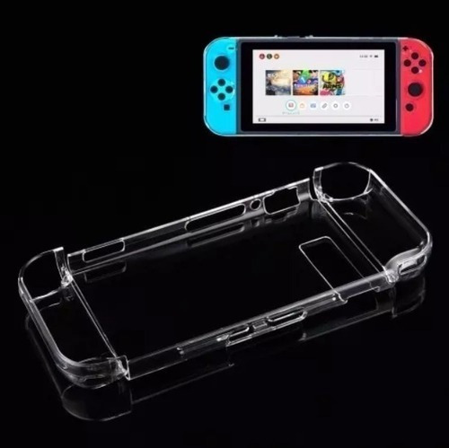 Cristal Case Para Nintendo Switch Y Joycons
