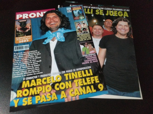 Marcelo Tinelli * Tapa Y Nota Revista Pronto 439 * 2004