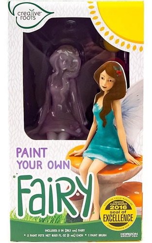 Figuras Para Pintar: Hada Incluye Pinturas Acrilicas