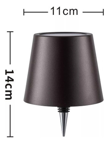 Luz Inalámbrica Recargable Para Botella De Vino De 3 Colores