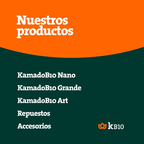 Imagen 5 de 6 de Patas Para Parrilla Kamado B10 Grande Horno Ahumador