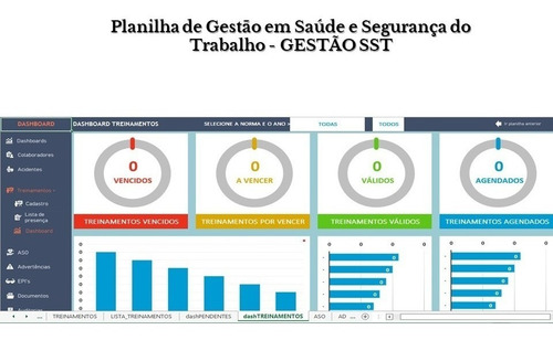 Imagem 5 de 5 de Planilha Gestão Em Saúde E Segurança Do Trabalho Gestão