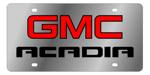 Compatible Con -, Logotipo Gmc Acadia, Contorno Negro Con Lo