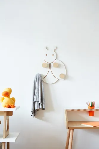 Perchero Infantil Pared Deco Nordico Gancho Colgante