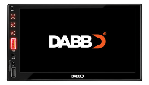 Autoestéreo Digital Con Pantalla 7 Pulgadas Dabb Dab-0214 Color Negro