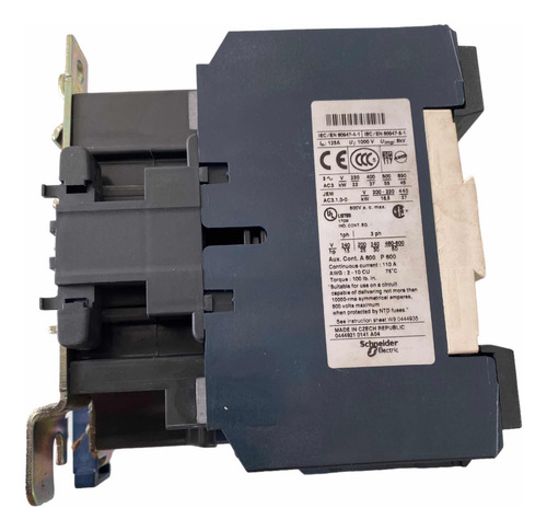 Contatora Tetrapolar Tesys 125a 4p Na Lc1d80004g7 120vca