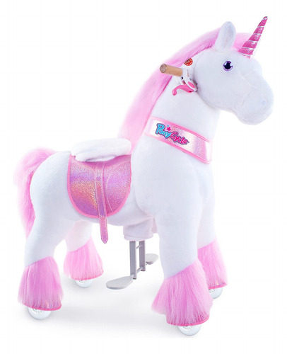 Paseo A Caballo En Unicornio Rosa Para Niñas De 4 A 8 Años Color