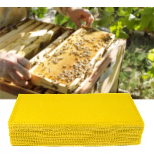 Hojas de base de cera de abeja para fabricación de velas, panal de