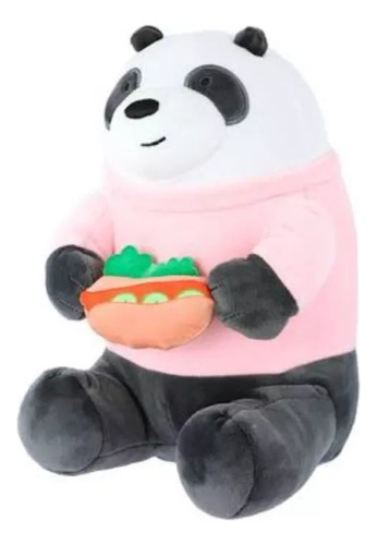 Oso Escandaloso Suave Con Comida Pardo Polar Panda Miniso