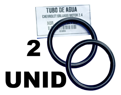 Sellos Orings De Tubo De Agua Orlando Motor 2.4l - 2und